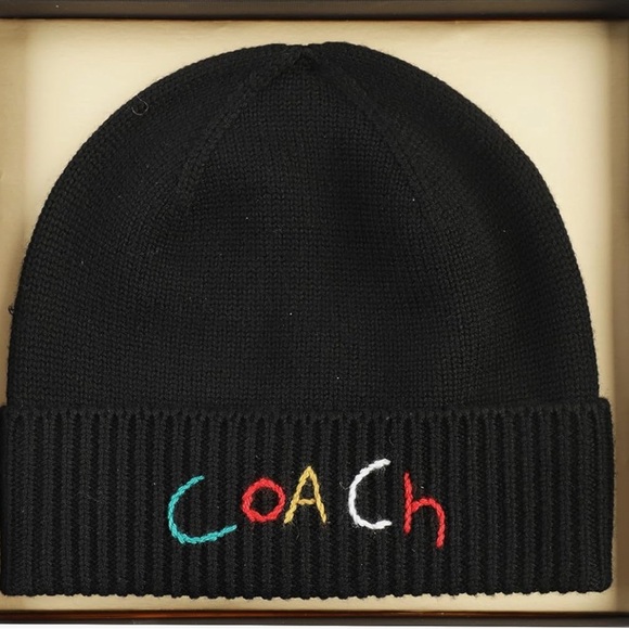 COACH | Coach Women's Embroidered Beanie with Gift Box - Picture 6 of 8